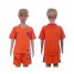 Holland Blank Home Kid Soccer Country Jersey