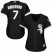 Chicago White Sox #7 Tim Anderson Black Alternate Womens Stitched MLB Jersey