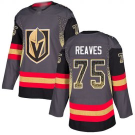 Adidas Vegas Golden Knights #75 Ryan Reaves Grey Home Authentic Drift Fashion Stitched NHL Jersey