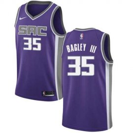 Mens Nike Sacramento Kings #35 Marvin Bagley III Purple NBA Swingman Icon Edition Jersey