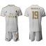 Real Madrid #19 Odriozola White Home Soccer Club Jersey