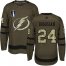 Adidas Tampa Bay Lightning #24 Zach Bogosian Green 2022 Stanley Cup Final Patch Salute to Service Stitched NHL Jersey Mens