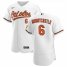 Baltimore Orioles #6 Ryan Mountcastle Mens Nike White Home 2020 Authentic Player MLB Jersey