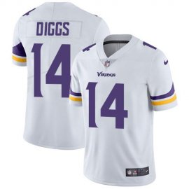 Nike Minnesota Vikings #14 Stefon Diggs White Mens Stitched NFL Vapor Untouchable Limited Jersey