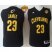 Youth Cavaliers #23 LeBron James Black The Finals Patch Stitched NBA Jersey