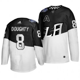 Adidas Los Angeles Kings #8 Drew Doughty Mens 2020 Stadium Series White Black Stitched NHL Jersey