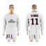 Paris Saint-Germain #11 Di Maria Sec Away Long Sleeves Soccer Club Jersey