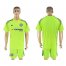 Chelsea Blank Shiny Green Goalkeeper Soccer Club Jersey