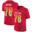 Nike Los Angeles Chargers #76 Russell Okung Red Youth Stitched NFL Limited AFC 2018 Pro Bowl Jersey