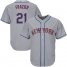 New York Mets #21 Todd Frazier Grey Cool Base Stitched Youth MLB Jersey