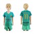 Barcelona #11 Neymar Jr Sec Away Kid Soccer Club Jersey