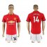 Manchester United #14 Lingard Red Home Soccer Club Jersey
