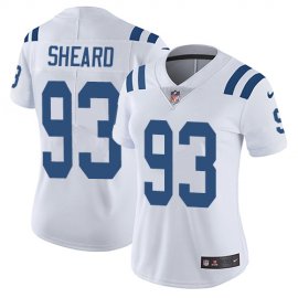 Nike Indianapolis Colts #93 Jabaal Sheard White Womens Stitched NFL Vapor Untouchable Limited Jersey