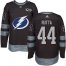 Adidas Tampa Bay Lightning #44 Jan Rutta Black 1917-2017 100th Anniversary Stitched NHL Jersey