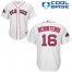Boston Red Sox #16 Andrew Benintendi White Cool Base 2018 World Series Champions Stitched Youth MLB Jersey