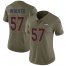 Nike Denver Broncos #57 Demarcus Walker Olive Womens Stitched NFL Limited 2017 Salute to Service Jersey