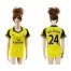 Womens Arsenal #24 Bellerin Away Soccer Club Jersey