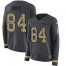 Nike Tennessee Titans #84 Corey Davis Anthracite Salute to Service Womens Stitched NFL Limited Therma Long Sleeve Jersey