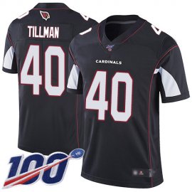 Nike Arizona Cardinals #40 Pat Tillman Black Alternate Mens Stitched NFL 100th Season Vapor Limited Jersey