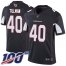Nike Arizona Cardinals #40 Pat Tillman Black Alternate Mens Stitched NFL 100th Season Vapor Limited Jersey