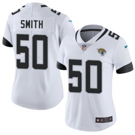 Nike Jacksonville Jaguars #50 Telvin Smith White Womens Stitched NFL Vapor Untouchable Limited Jersey