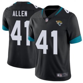 Nike Jacksonville Jaguars #41 Josh Allen Black Team Color Mens Stitched NFL Vapor Untouchable Limited Jersey