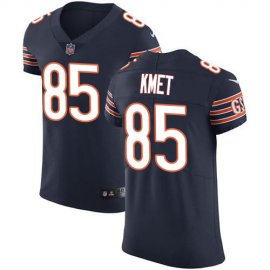 Nike Chicago Bears #85 Cole Kmet Navy Blue Team Color Mens Stitched NFL Vapor Untouchable Elite Jersey