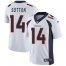 Nike Denver Broncos #14 Courtland Sutton White Mens Stitched NFL Vapor Untouchable Limited Jersey