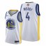 Nike Golden State Warriors #4 Moses Moody White Youth 2022 NBA Finals Swingman Association Edition Jersey Youth