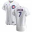 Chicago Cubs #7 Victor Caratini Mens Nike White Home 2020 Authentic Player Jersey