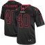 Nike Arizona Cardinals #40 Pat Tillman Lights Out Black Mens Stitched NFL Elite Jersey