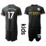 Manchester City #17 De Bruyne Away Kid Soccer Club Jersey