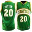 Oklahoma City Thunder 20 Gary Payton Soul Swingman Stitched Green Jersey Cheap