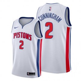 Detroit Detroit Pistons #2 Cade Cunningham White Jersey 2021 NB.1 Mens