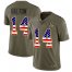 Nike Cincinnati Bengals #14 Andy Dalton Olive/USA Flag Mens Stitched NFL Limited 2017 Salute To Service Jersey