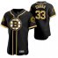 Boston Bruins #33 Zdeno Chara Mens 2020 NHL x MLB Crossover Edition Baseball Jersey Black