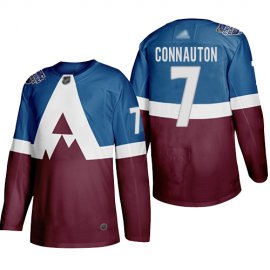 Adidas Colorado Avalanche #7 Kevin Connauton Mens 2020 Stadium Series Burgundy Stitched NHL Jersey