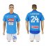 Naples #24 L.Insigne Blue Home Soccer Club Jersey