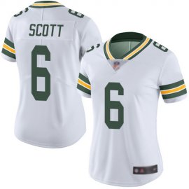 Nike Green Bay Packers #6 JK Scott White Womens Stitched NFL Vapor Untouchable Limited Jersey