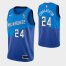 Nike Milwaukee Bucks #24 Pat Connaughton 2021 NBA Finals Champions City Edition Jersey Blue Mens