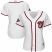 Washington Nationals Majestic Womens 2019 World Series Champions Home Cool Base Patch Jersey White