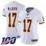 Nike Washington Football Team #17 Terry McLaurin White Womens Stitched NFL 100th Season Vapor Limited Jersey