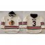 Chicago Blackhawks #3 Pierre Pilote Cream Heavyweight Pullover Hoodie Stitched NHL Jersey