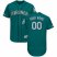 Seattle Mariners Majestic Alternate Flex Base Authentic Collection Custom Jersey Green