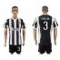 Juventus #3 Chiellini Home Soccer Club Jersey