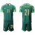 Italy #21 Donnarumma Army Green Goalkeeper Soccer Country Jersey
