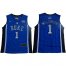 Blue Devils #1 Zion Williamson Blue/Black Basketball Elite Stitched Youth NCAA Jersey