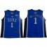 Blue Devils #1 Zion Williamson Blue/Black Basketball Elite Stitched Youth NCAA Jersey