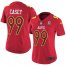 Nike Tennessee Titans #99 Jurrell Casey Red Womens Stitched NFL Limited AFC 2017 Pro Bowl Jersey