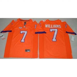 Clemson Tigers #7 Mike Williams Orange Limited Stitched NCAA Jersey